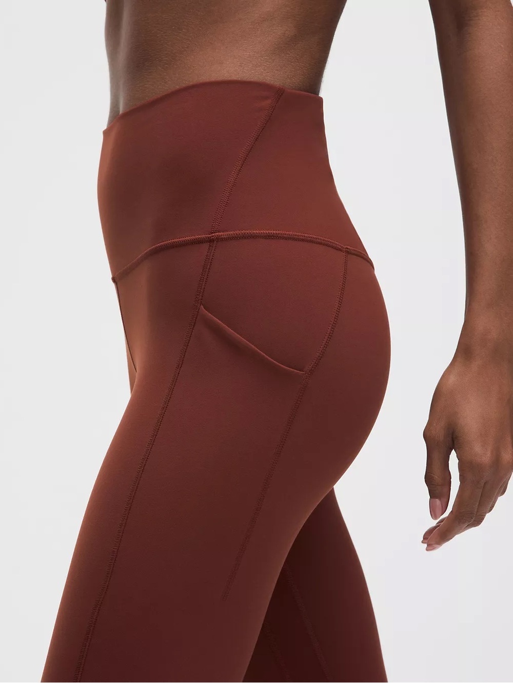 🤎❤️ Lululemon Align™ High-Rise Pant 28” with Pockets Cranberry Charm – SZ 10 NWT - Picture 4 of 9